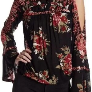 Free People Bainbridge High Neck Cold Shoulder S